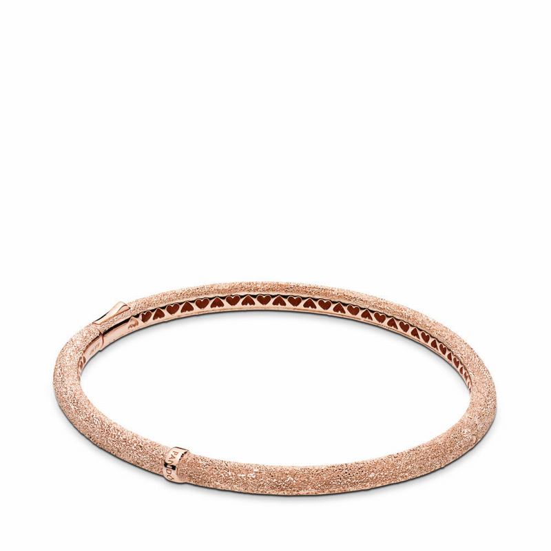 Pandora Rose™ Matte Brilliance Bangle Bracelet Ireland - Pandora Rose - 137608YBM